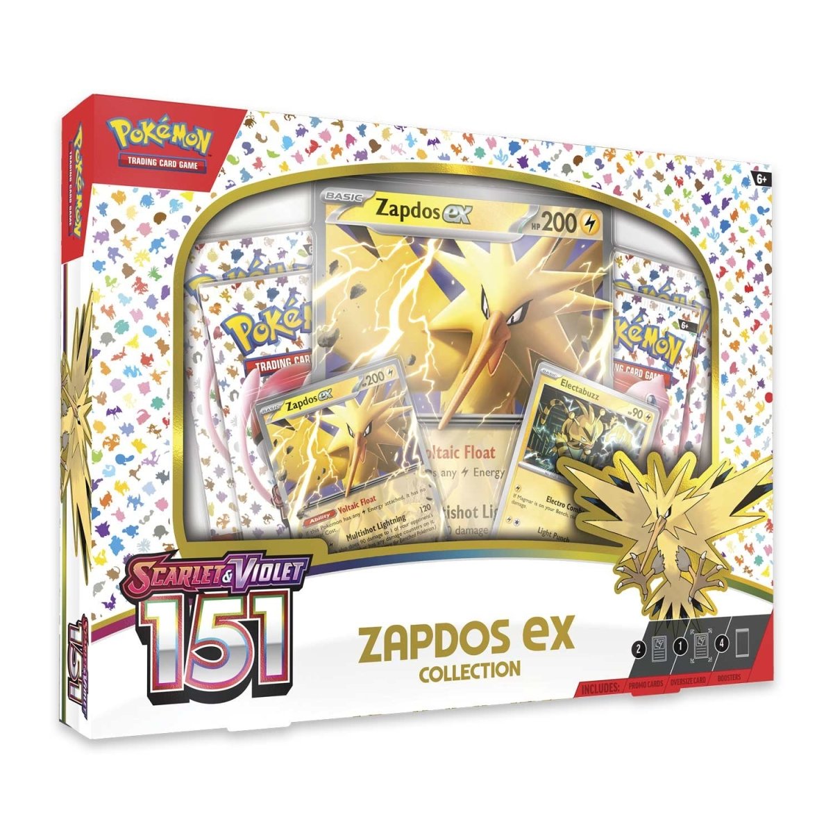 151 Collection: Zapdos ex - Pokémon TCG: Scarlet & Violet