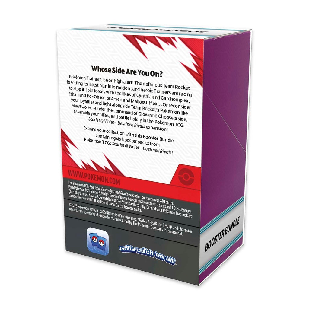 Destined Rivals Booster Bundle (6 Packs) - Pokémon TCG: Scarlet & Violet
